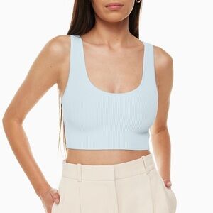 Babaton Sculpt Knit Scoopneck Cropped Tank